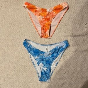 Both size small perfect condition swimsuit